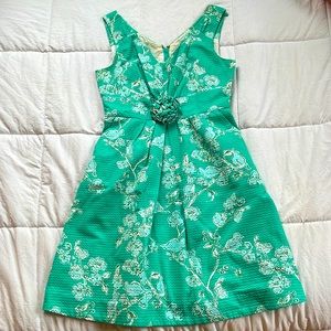 lilly pulitzer teal dress